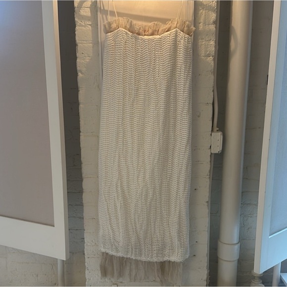 Khaite Knit Ruffle Dress - Picture 1 of 7